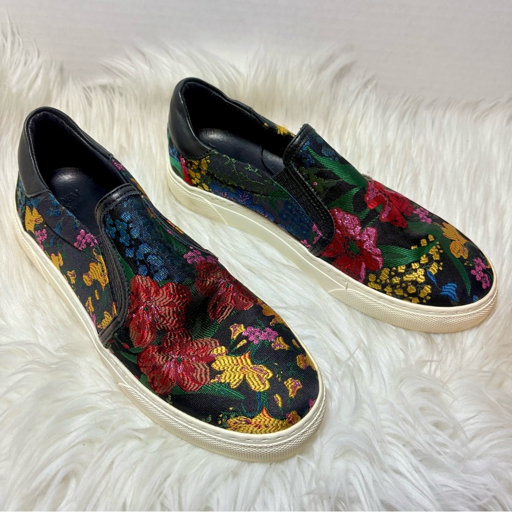 ERDEM X H&M Floral Brocade Slip-on Sneakers - Picture 6 of 11